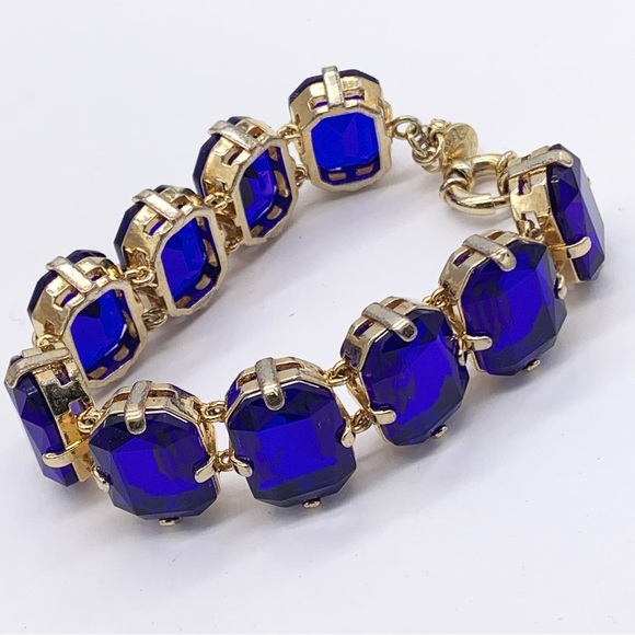 J. Crew Blue Jeweled Bracelet - Picture 3 of 4